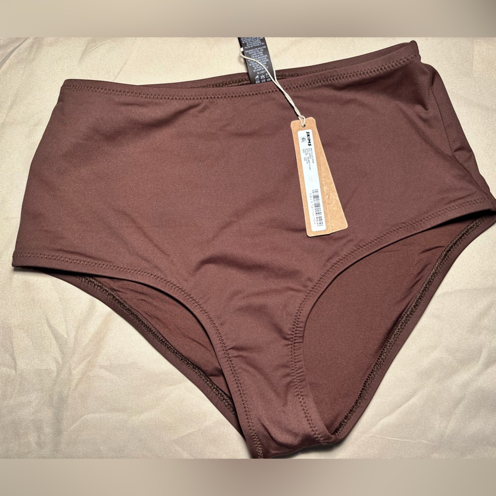 SKIMS Cocoa Swimwear Top